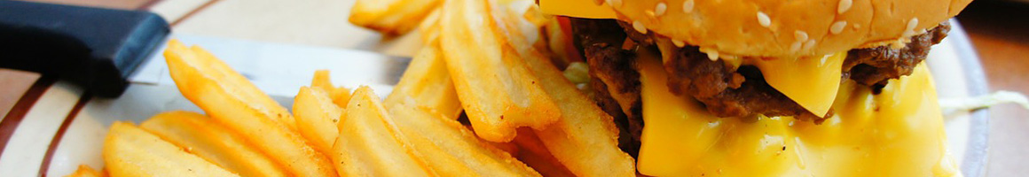 Eating Burger at Big Time Burgers restaurant in North Hollywood, CA.